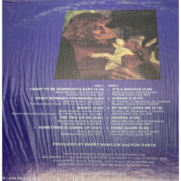 Barry Manilow II Pop LP Vinyl Vintage Bell Records 1974 Mandy Its a Miracle - Picture 8 of 8